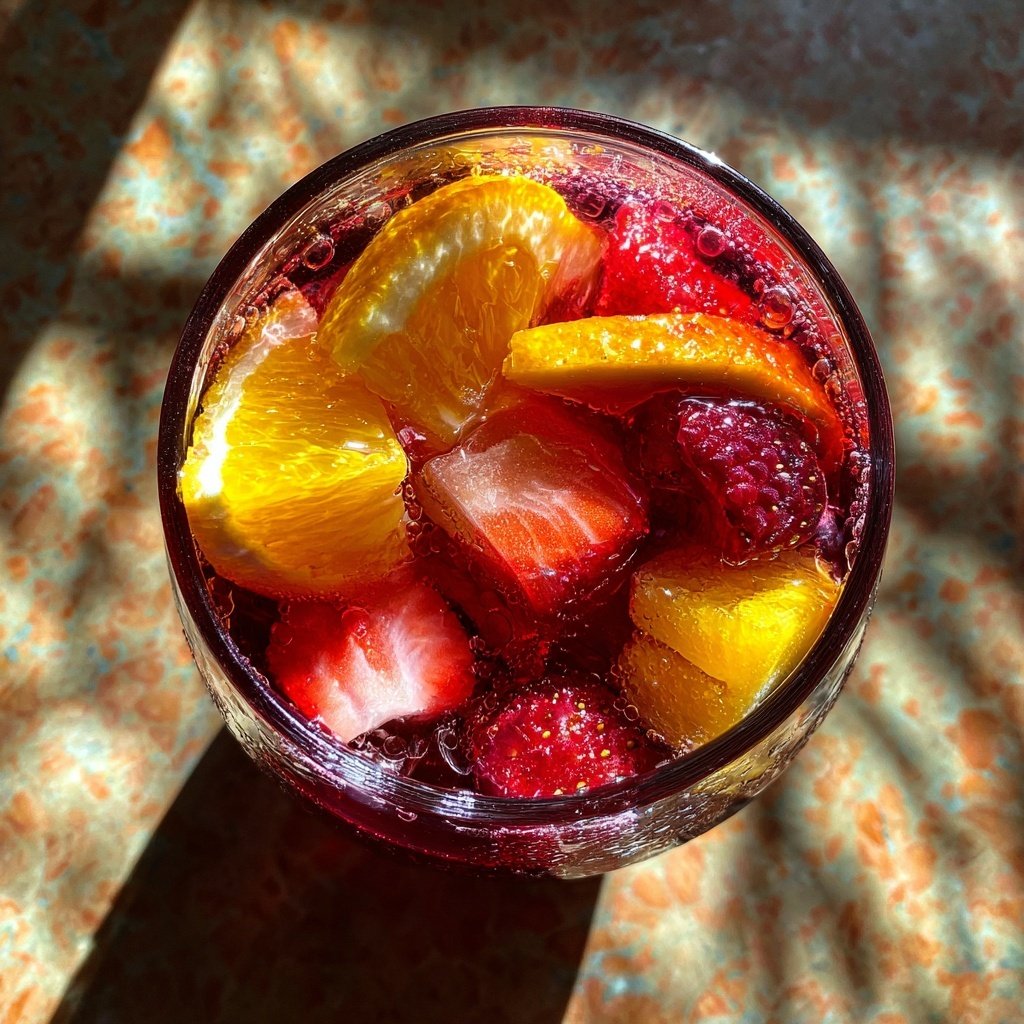 Hibiscus-Infused Fruit Water