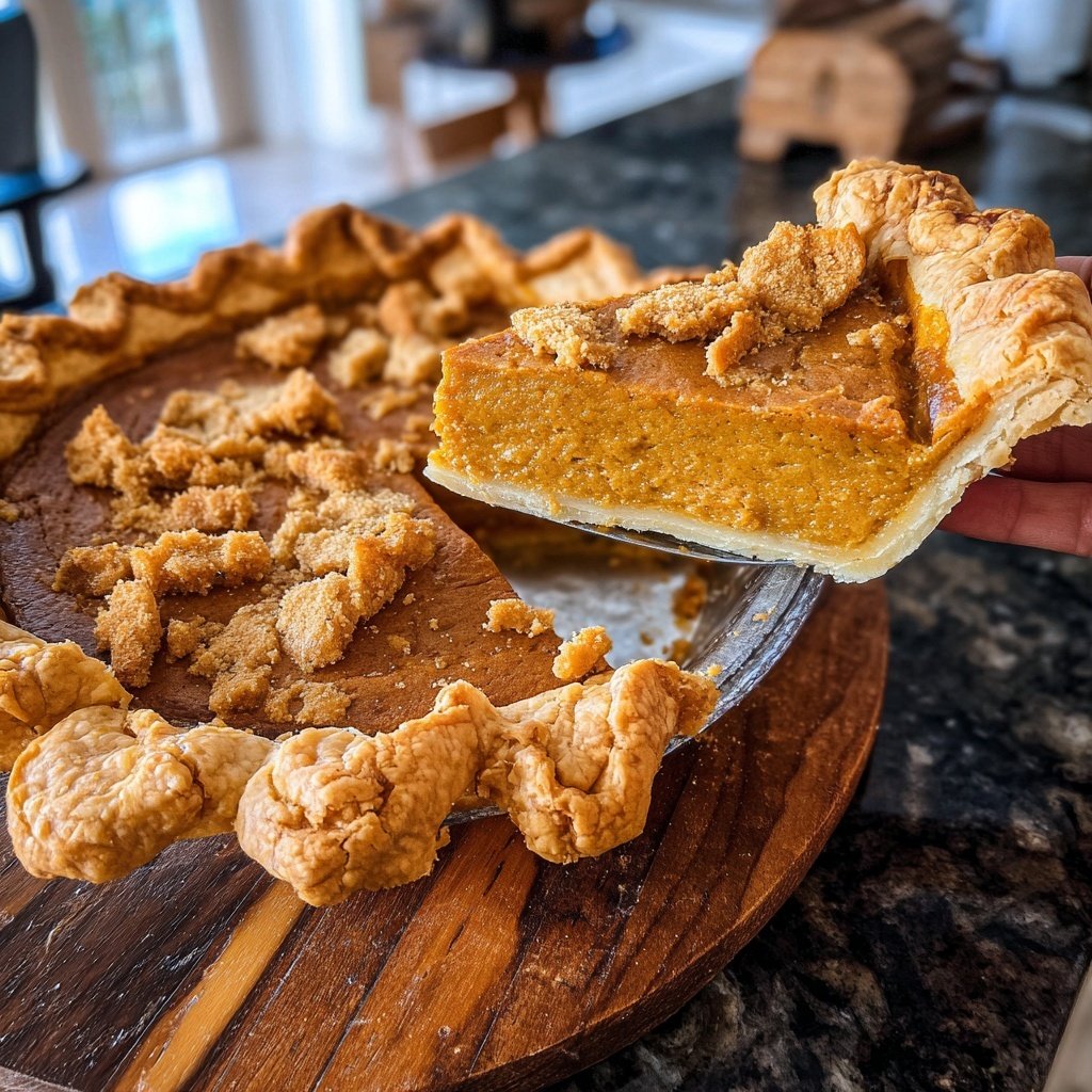 Festive Spiced Pumpkin Pie