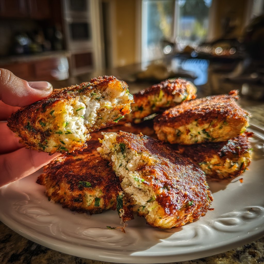 Savory Salmon and Zucchini Cakes