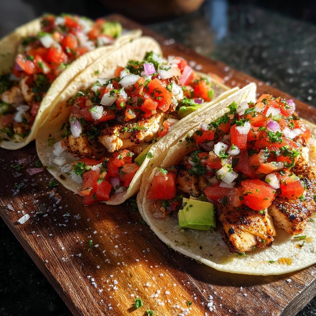 Global Mexican Chicken Tacos