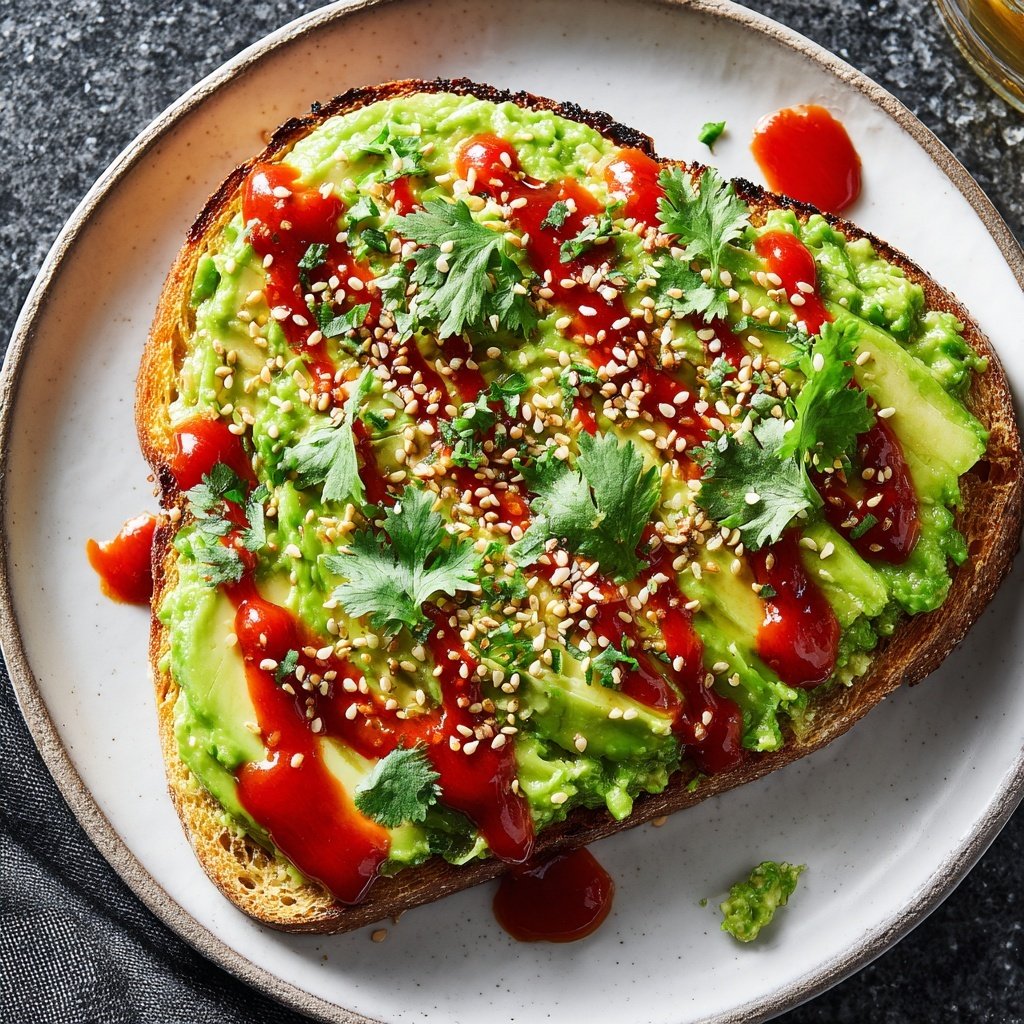 Spicy Sriracha Avocado Toast